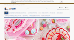 Desktop Screenshot of dasavinotuttoperlacasa.it